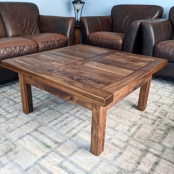 Meja Kopi Kayu Custom