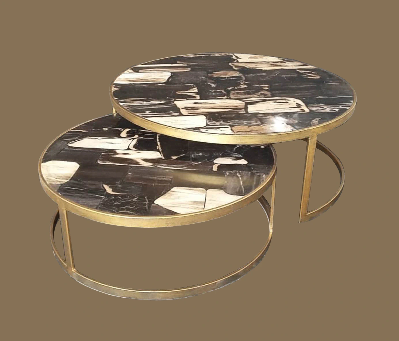 custom furniture dari fosil kayu